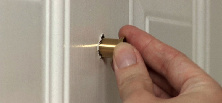peephole door repair in Anderson